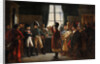 Tsar Alexander I presenting the Kalmyks, Cossacks and Bashkirs of Russian army to Napoleon I, Tilsit by Pierre-Nolasque Bergeret