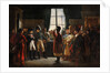 Tsar Alexander I presenting the Kalmyks, Cossacks and Bashkirs of Russian army to Napoleon I, Tilsit by Pierre-Nolasque Bergeret
