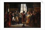 Tsar Alexander I presenting the Kalmyks, Cossacks and Bashkirs of Russian army to Napoleon I, Tilsit by Pierre-Nolasque Bergeret