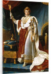 Portrait of Emperor Napoléon I Bonaparte in his Coronation Robes by François Pascal Simon Gérard