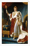 Portrait of Emperor Napoléon I Bonaparte in his Coronation Robes by François Pascal Simon Gérard