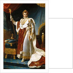 Portrait of Emperor Napoléon I Bonaparte in his Coronation Robes by François Pascal Simon Gérard