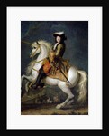 Equestrian portrait of Louis XIV by René-Antoine Houasse