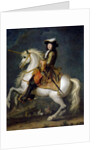 Equestrian portrait of Louis XIV by René-Antoine Houasse