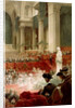 Celebration of the 100th Birthday of Victor Hugo at the Panthéon in Presence of the President Félix by Théobald Chartran