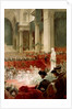 Celebration of the 100th Birthday of Victor Hugo at the Panthéon in Presence of the President Félix by Théobald Chartran