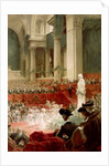 Celebration of the 100th Birthday of Victor Hugo at the Panthéon in Presence of the President Félix by Théobald Chartran