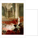 Celebration of the 100th Birthday of Victor Hugo at the Panthéon in Presence of the President Félix by Théobald Chartran