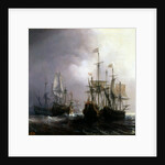 Capture of three Dutch Commercial Vessels by the French Ships Fidèle, Mutine and Jupiter, in 1711 by Théodore Gudin