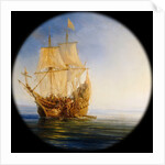 Spanish Galleon taken by the Pirate Pierre le Grand near the coast of Hispaniola, in 1643 by Théodore Gudin