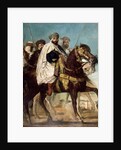 Ali-Ben-Hamet, Caliph of Constantine and Chief of the Haractas, followed by his Escort by Théodore Chassériau