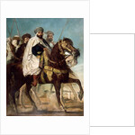 Ali-Ben-Hamet, Caliph of Constantine and Chief of the Haractas, followed by his Escort by Théodore Chassériau