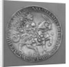 Emperor Maximilian I on Horseback. Thaler Coin from Hall by Ulrich Ursentaler the Elder