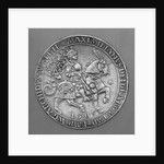 Emperor Maximilian I on Horseback. Thaler Coin from Hall by Ulrich Ursentaler the Elder