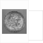 Emperor Maximilian I on Horseback. Thaler Coin from Hall by Ulrich Ursentaler the Elder