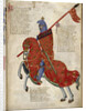A knight from Prato (From Regia Carmina by Convenevole da Prato) by Pacino di Buonaguida
