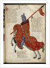 A knight from Prato (From Regia Carmina by Convenevole da Prato) by Pacino di Buonaguida