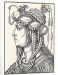 Portrait of wife of Suleiman the Magnificent by Erhard Schoen