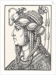 Portrait of wife of Suleiman the Magnificent by Erhard Schoen