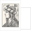 Portrait of wife of Suleiman the Magnificent by Erhard Schoen
