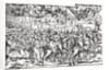 Fragment of a broadside on the Turkish invasion of Hungary by Erhard Schoen