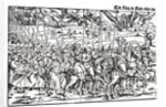 Fragment of a broadside on the Turkish invasion of Hungary by Erhard Schoen