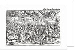 Fragment of a broadside on the Turkish invasion of Hungary by Erhard Schoen