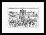 Fragment of a broadside on the Turkish invasion of Hungary by Erhard Schoen