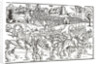 Fragment of a broadside on the Turkish invasion of Hungary by Erhard Schoen