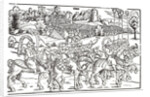 Fragment of a broadside on the Turkish invasion of Hungary by Erhard Schoen