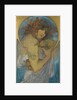 Study For A Poster Fruit by Alfons Marie Mucha