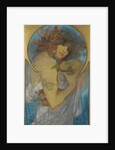 Study For A Poster Fruit by Alfons Marie Mucha