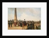 Lifeguards Regiment on the Connetable Square in Gatchina by Gottfried Willewalde