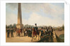 Lifeguards Regiment on the Connetable Square in Gatchina by Gottfried Willewalde