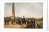 Lifeguards Regiment on the Connetable Square in Gatchina by Gottfried Willewalde
