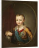 Portrait of Grand Duke Alexander Pavlovich (Alexander I) as Child by Dmitri Grigorievich Levitsky