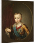 Portrait of Grand Duke Alexander Pavlovich (Alexander I) as Child by Dmitri Grigorievich Levitsky