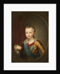 Portrait of Grand Duke Alexander Pavlovich (Alexander I) as Child by Dmitri Grigorievich Levitsky