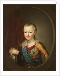 Portrait of Grand Duke Alexander Pavlovich (Alexander I) as Child by Dmitri Grigorievich Levitsky