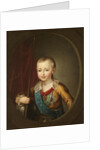 Portrait of Grand Duke Alexander Pavlovich (Alexander I) as Child by Dmitri Grigorievich Levitsky
