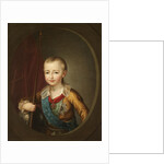 Portrait of Grand Duke Alexander Pavlovich (Alexander I) as Child by Dmitri Grigorievich Levitsky