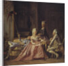 Scene from the court of Christian VII by Kristian Zahrtmann