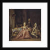 Scene from the court of Christian VII by Kristian Zahrtmann