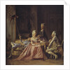 Scene from the court of Christian VII by Kristian Zahrtmann