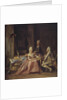 Scene from the court of Christian VII by Kristian Zahrtmann