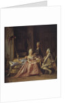 Scene from the court of Christian VII by Kristian Zahrtmann