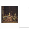Scene from the court of Christian VII by Kristian Zahrtmann