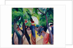 Promenade by August Macke