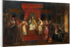 Pope Honorius II granting official recognition to the Knights Templar in 1128 by François Marius Granet