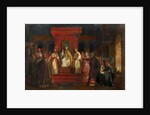 Pope Honorius II granting official recognition to the Knights Templar in 1128 by François Marius Granet